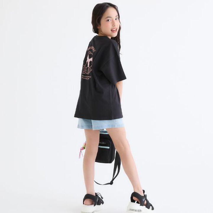 [100% Cotton] Ribbon Bear Short Sleeve T-Shirt,Off white, medium image number 2