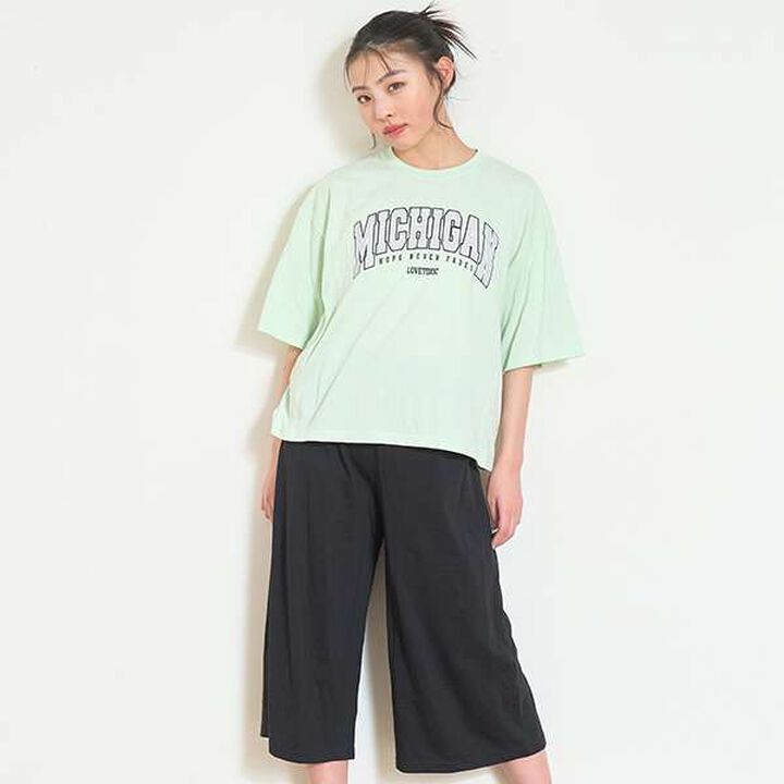 Short-Sleeve 3/4 Pants Set,Light green, medium image number 8