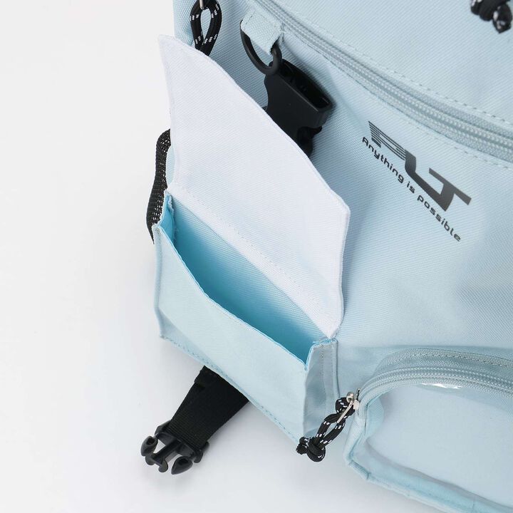 W Pocket Casual Backpack,Sax blue, medium image number 8