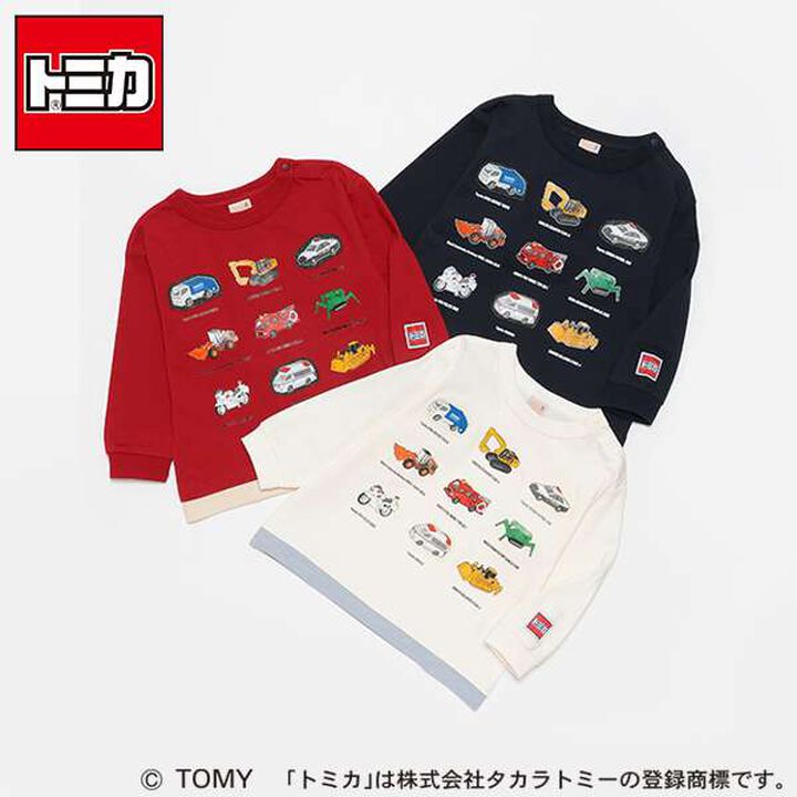 TOMICA Collection Long Sleeve T-Shirt,Navy, medium image number 3