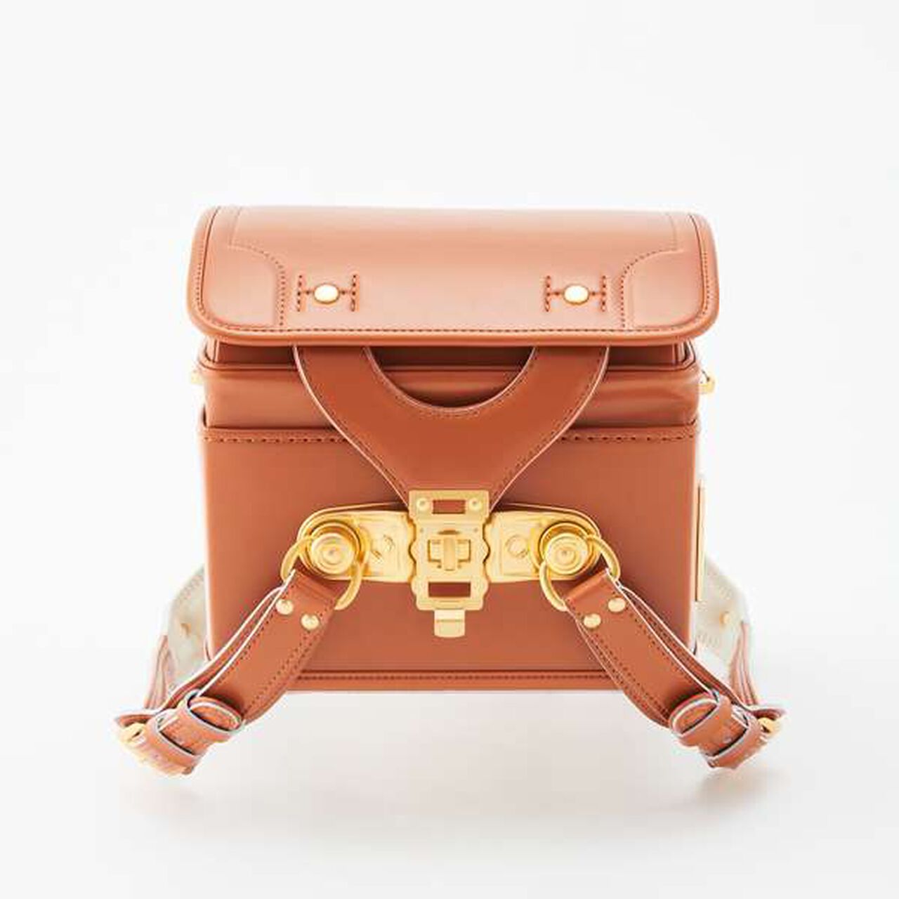 [Web Exclusive] School Backpack [Stripe Pattern],Camel, large image number 17