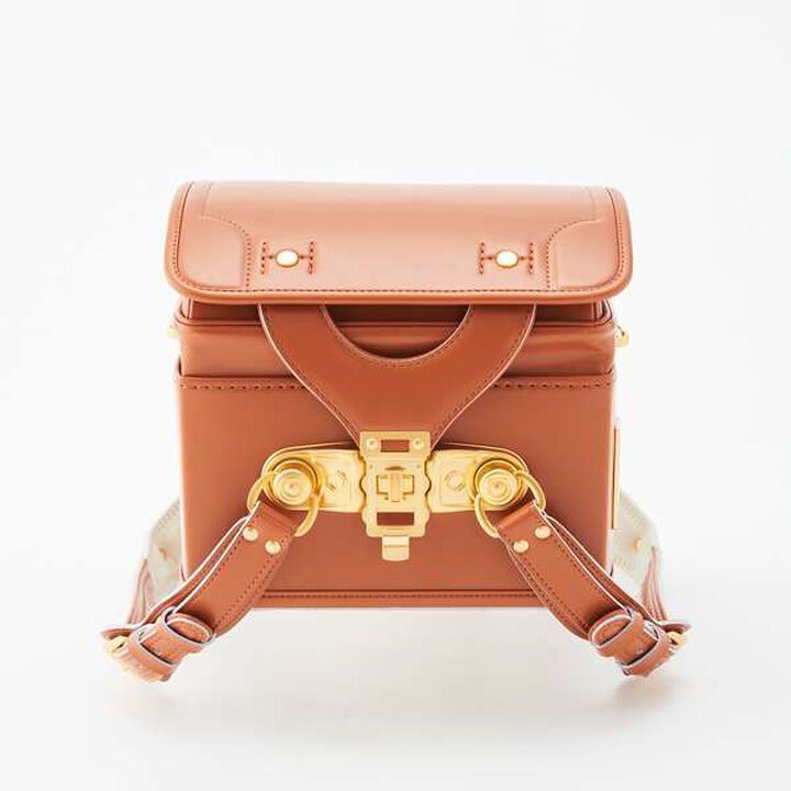 [Web Exclusive] School Backpack [Stripe Pattern],Camel, medium image number 17