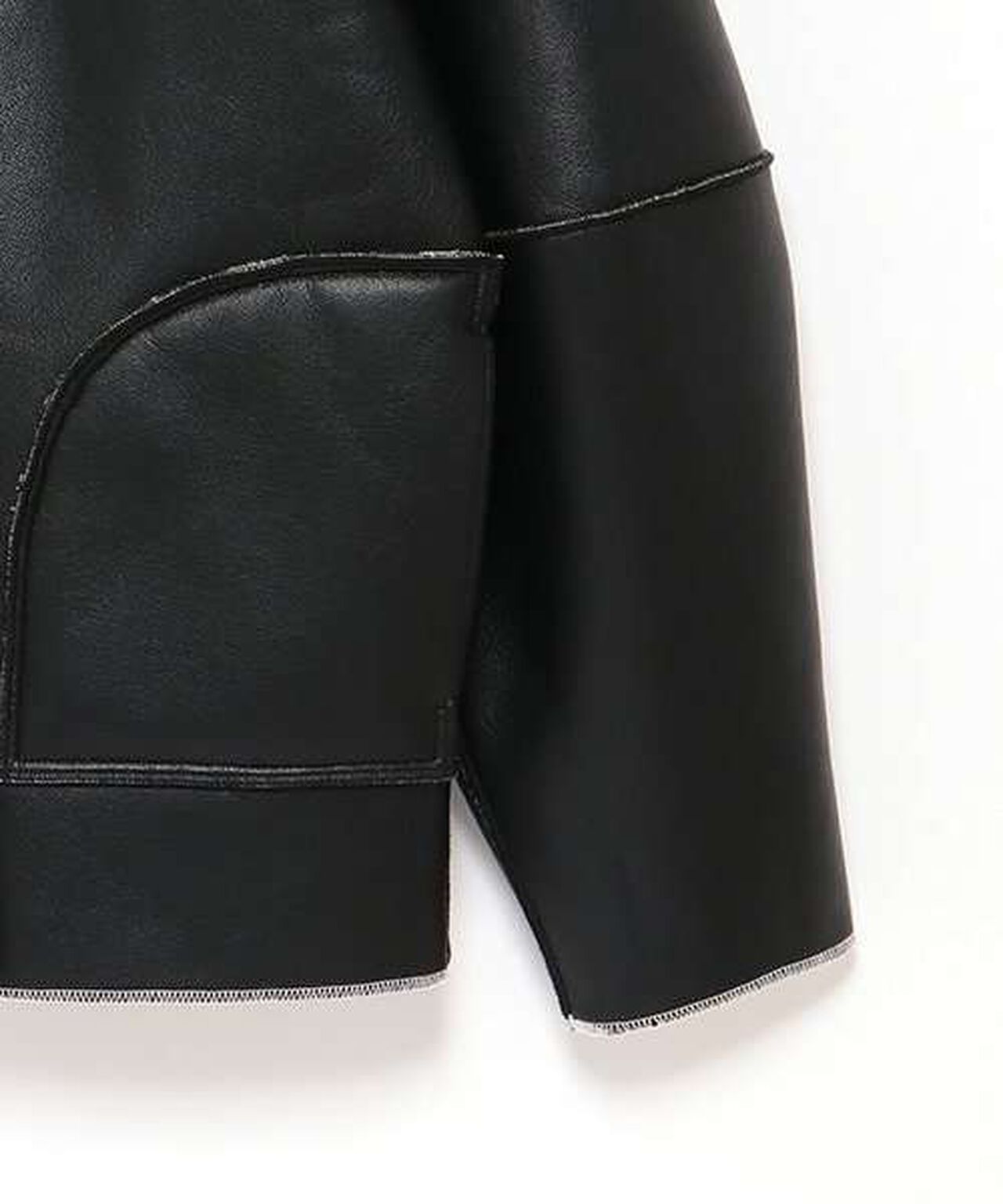 Reversible Boa Jacket,Ivory, large image number 9