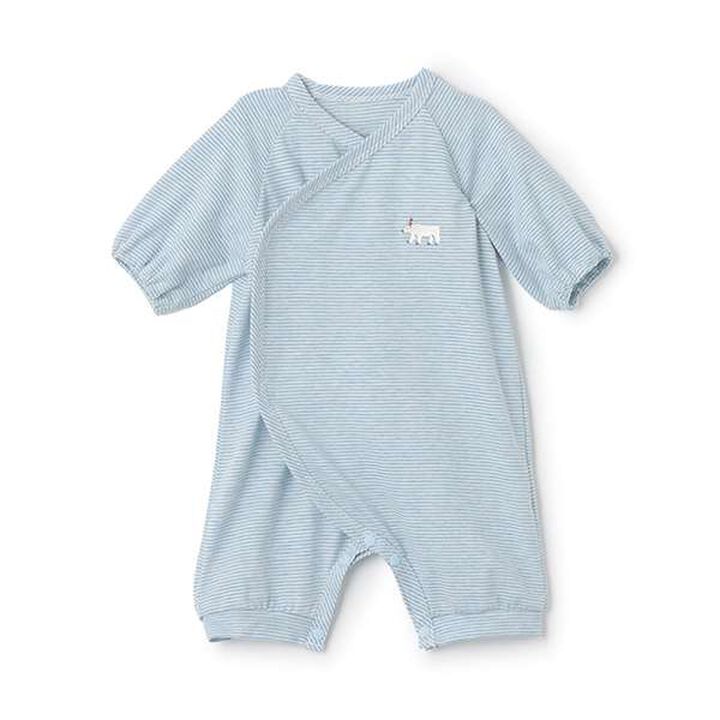 Polar Bear Stripe Newborn Wear,Blue, medium image number 0