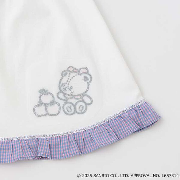 [HELLO KITTY] Frilled Collar Tunic,Off white, medium image number 7