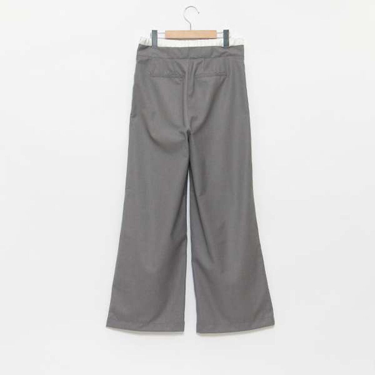 [LADIES] Double Waist Pants,Beige, large image number 1