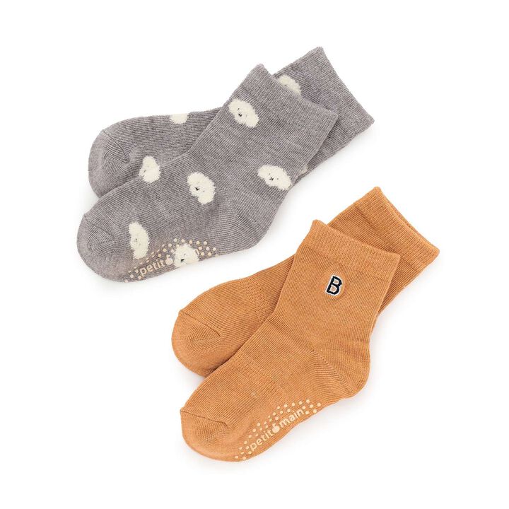Bear & Dog Socks 2-Pack,, medium