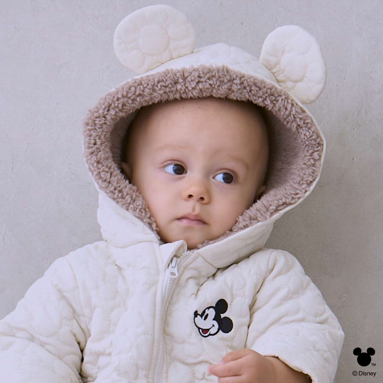 [Disney] Quilted Jumpsuit,Black, large image number 2