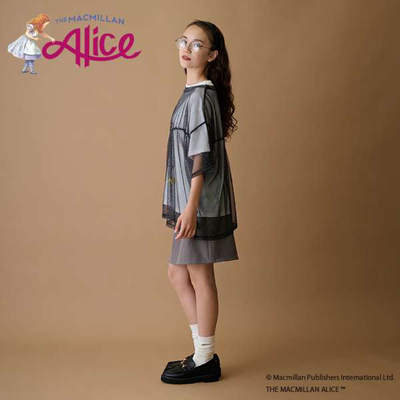[AMI] Macmillan Alice Glitter Tulle T-Shirt Set,Off white, large image number 14