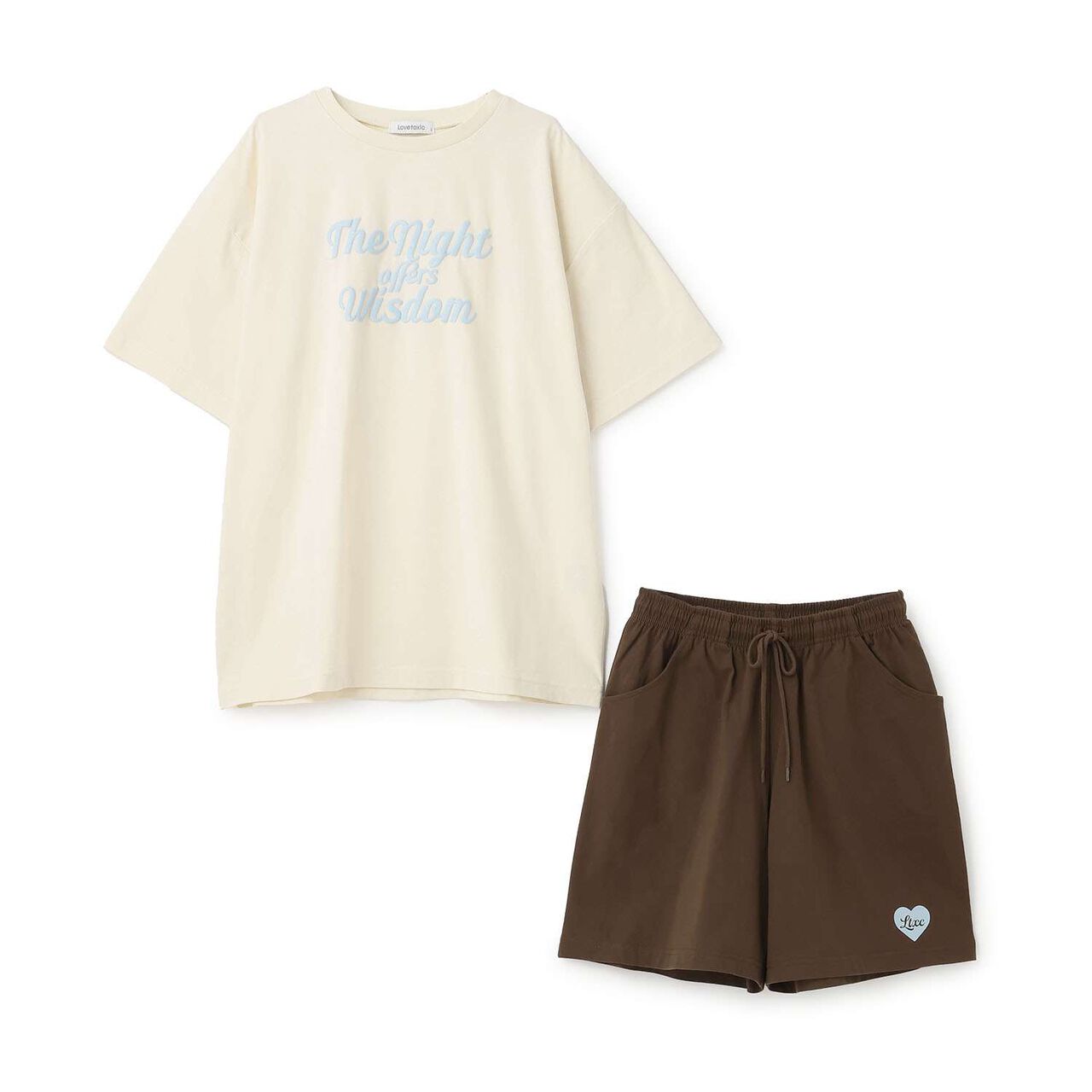 [100% Cotton] Comfortable Loungewear,Light khaki, large image number 9