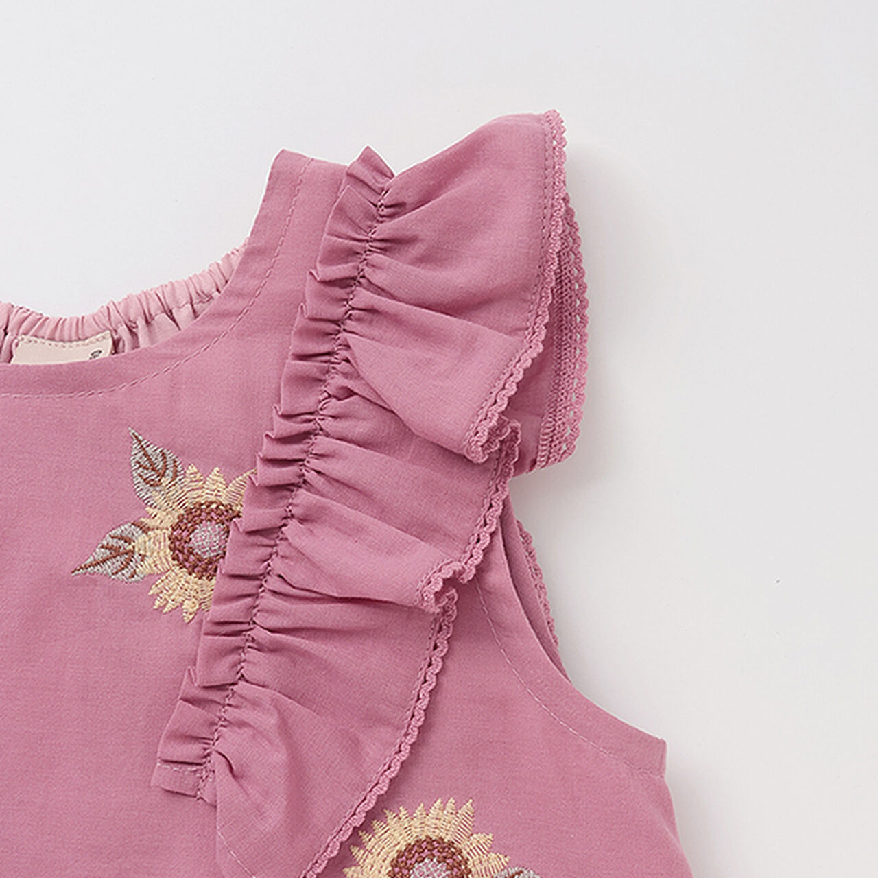 Sunflower Embroidery Tunic,Light pink, large image number 6