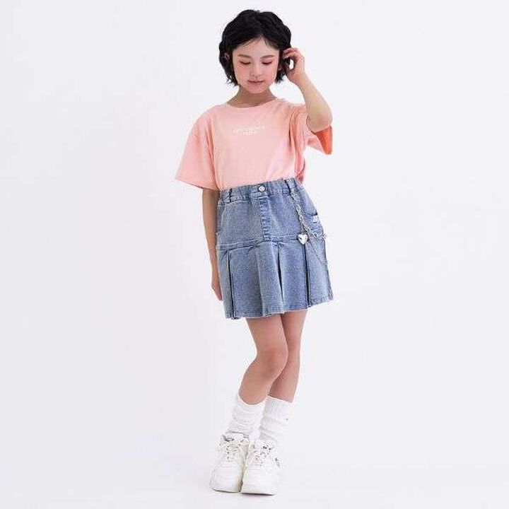 [Daily Price] 100% Cotton Patch-Style Short Sleeve T-Shirt,Ivory, medium image number 12