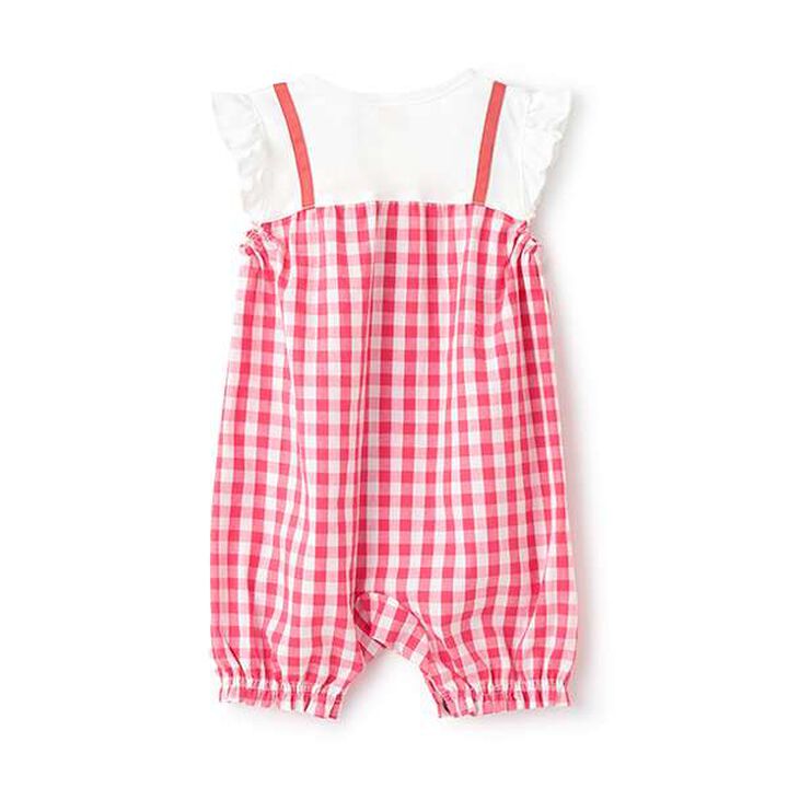 Fruit Motif Coverall,Yellow, medium image number 1