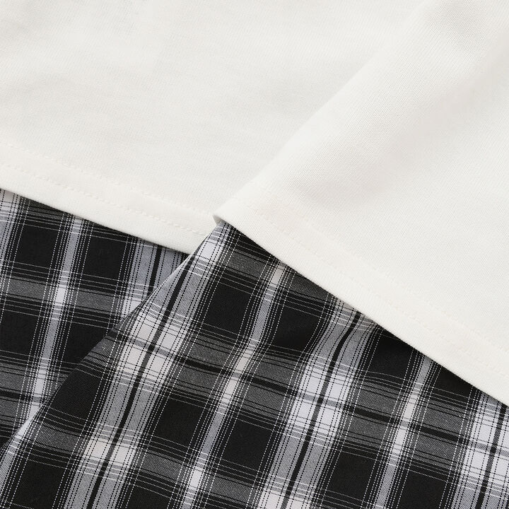 [Inner Wear Set] Long-Sleeve Checkered Shirt,Black, medium image number 28