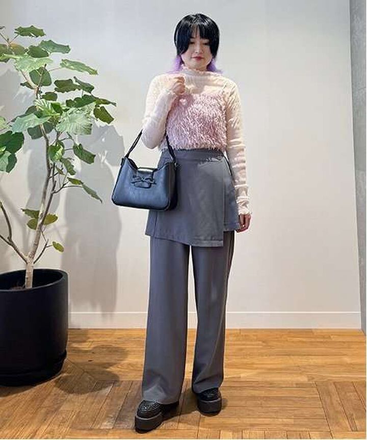 Feather Vest,Blue gray, medium image number 3