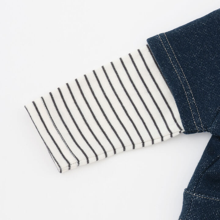 All-Over Embroidered Collared Coverall,Smoke white, medium image number 9