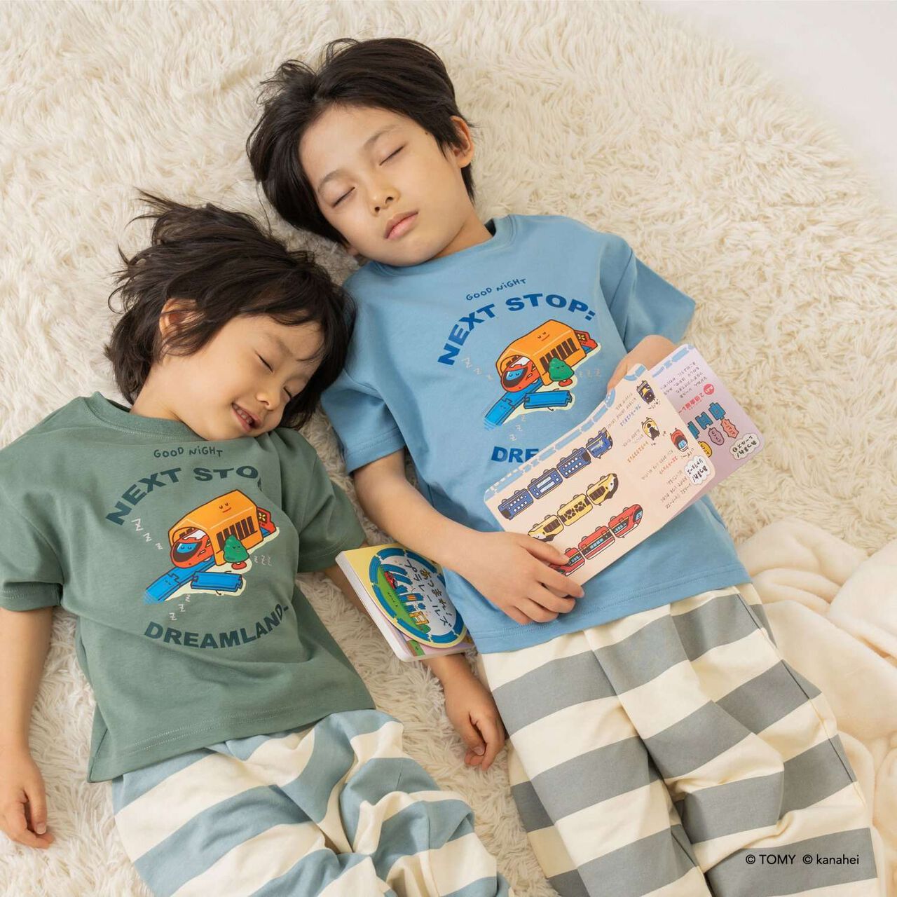 Gather! Plarails Pajamas for Sleep,Light blue, large image number 8