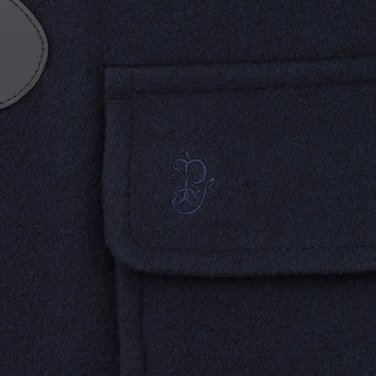 [Lightweight Quilted Lining] Mid-Length Duffle Coat,Navy, large image number 11
