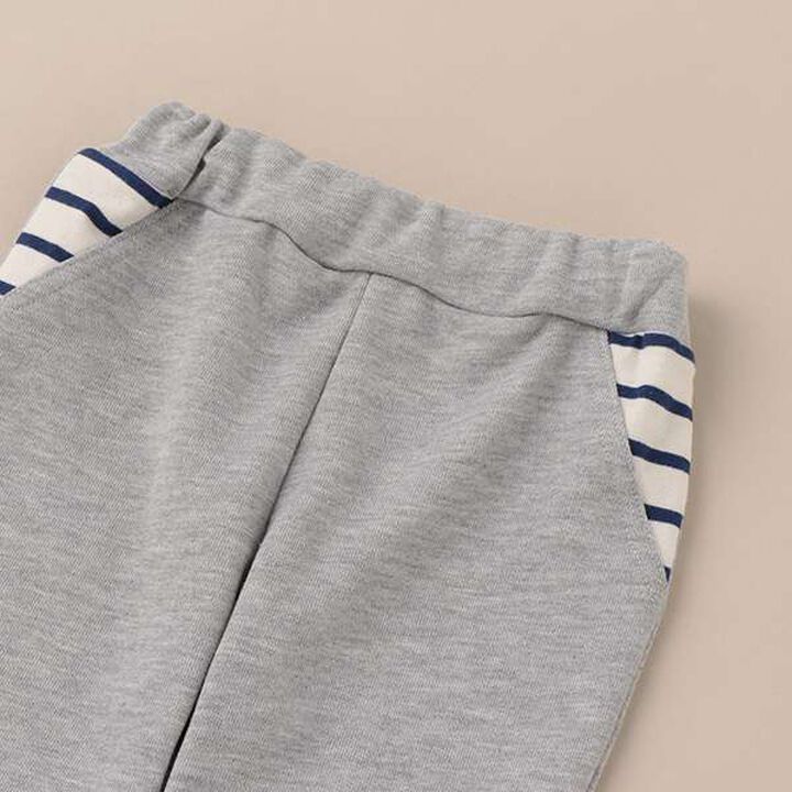 Boys' Full-Length Apple Print Pants,Gray, medium image number 2