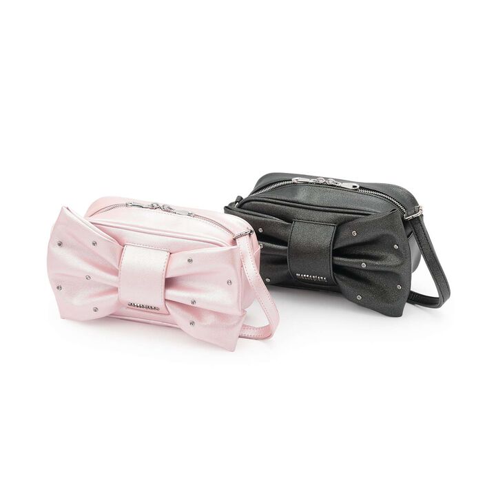 Ribbon Shoulder Bag,Light pink, medium image number 3