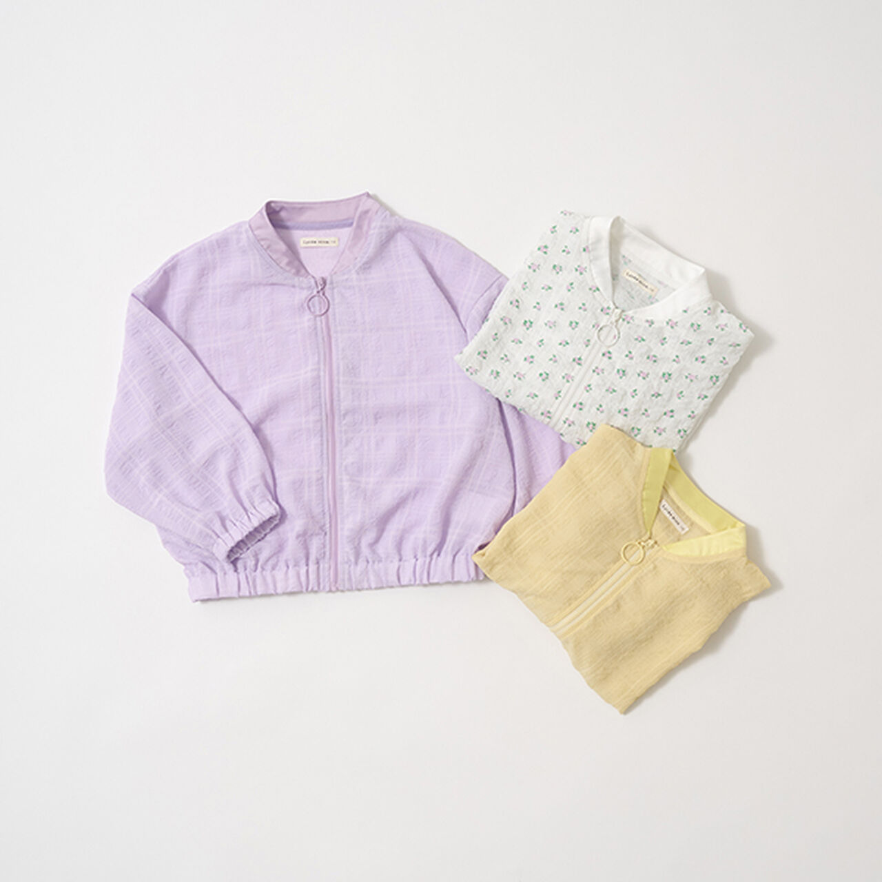 [Set Up Available] Sheer Oversized Silhouette Jacket,Lemon yellow, large image number 1