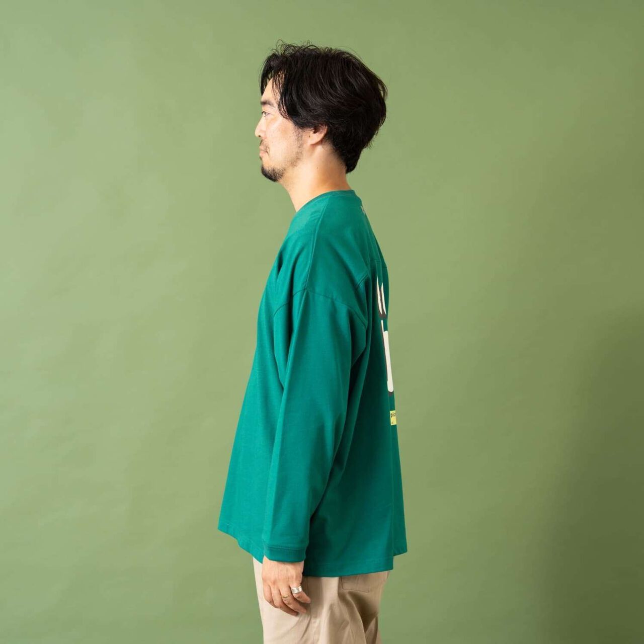 [Penfield] DAD Glow-in-the-Dark Logo Big Long Sleeve T-Shirt,White, large image number 6