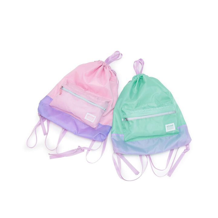 [DailyME/Water-Repellent] Knapsack for Gym Clothes, Fits Over School Bag,Pink, medium image number 12