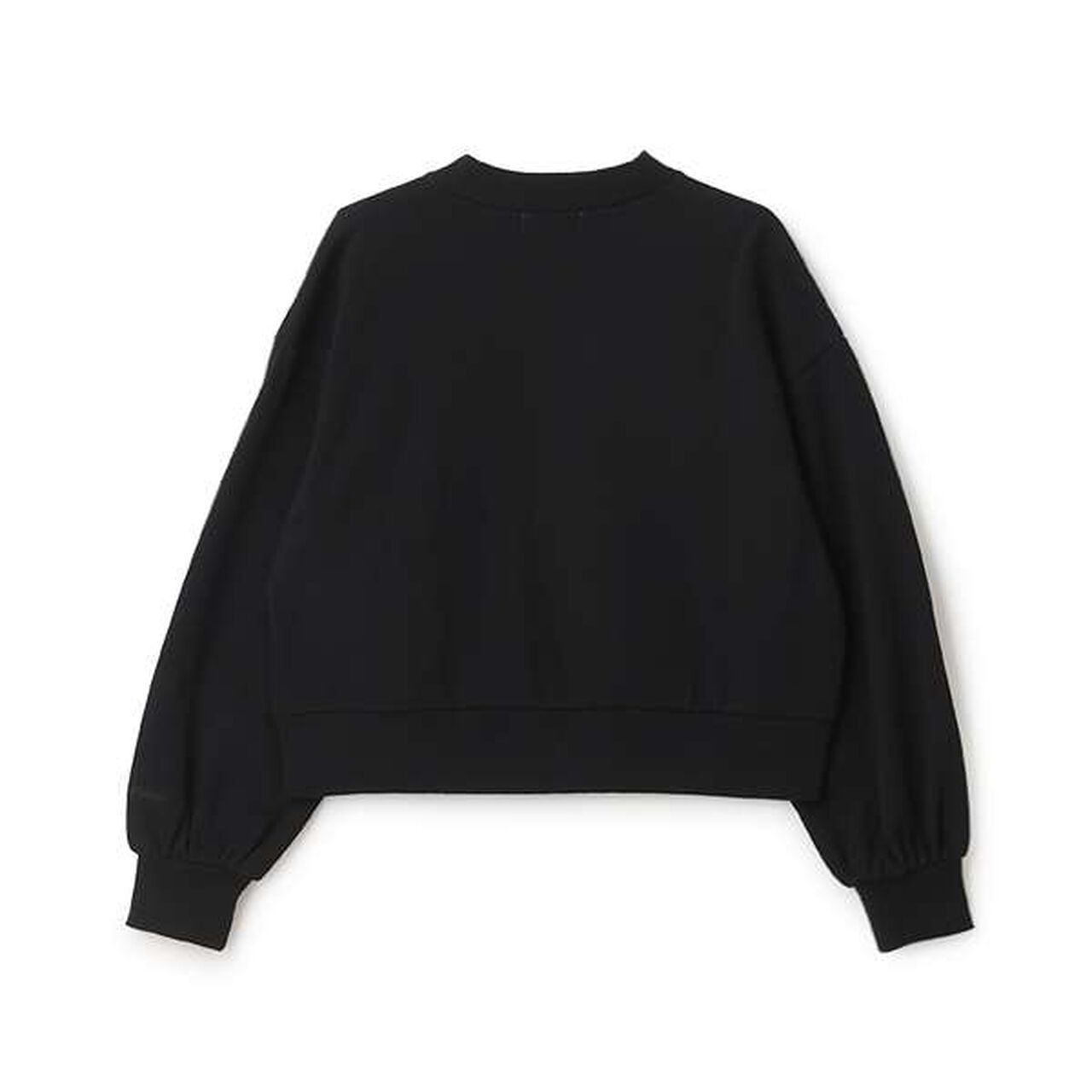 Many Pearl Ribbon Sweatshirt,Emerald green, large image number 1