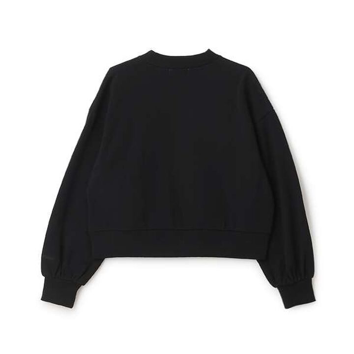 Many Pearl Ribbon Sweatshirt,Emerald green, medium image number 1