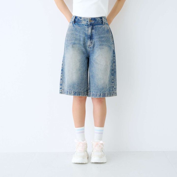 [LTXC] Half-Length Denim Pants,, medium