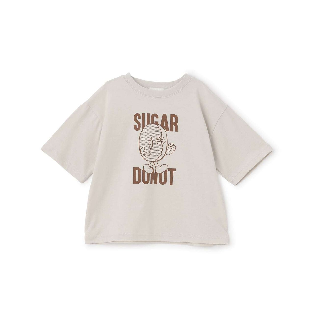 Anti-Stain Quick-Dry Junk Food Assortment Printed T-Shirt,Black, large image number 1