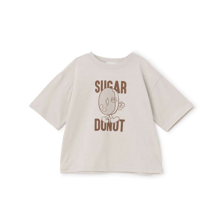 Anti-Stain Quick-Dry Junk Food Assortment Printed T-Shirt,Black, medium image number 1