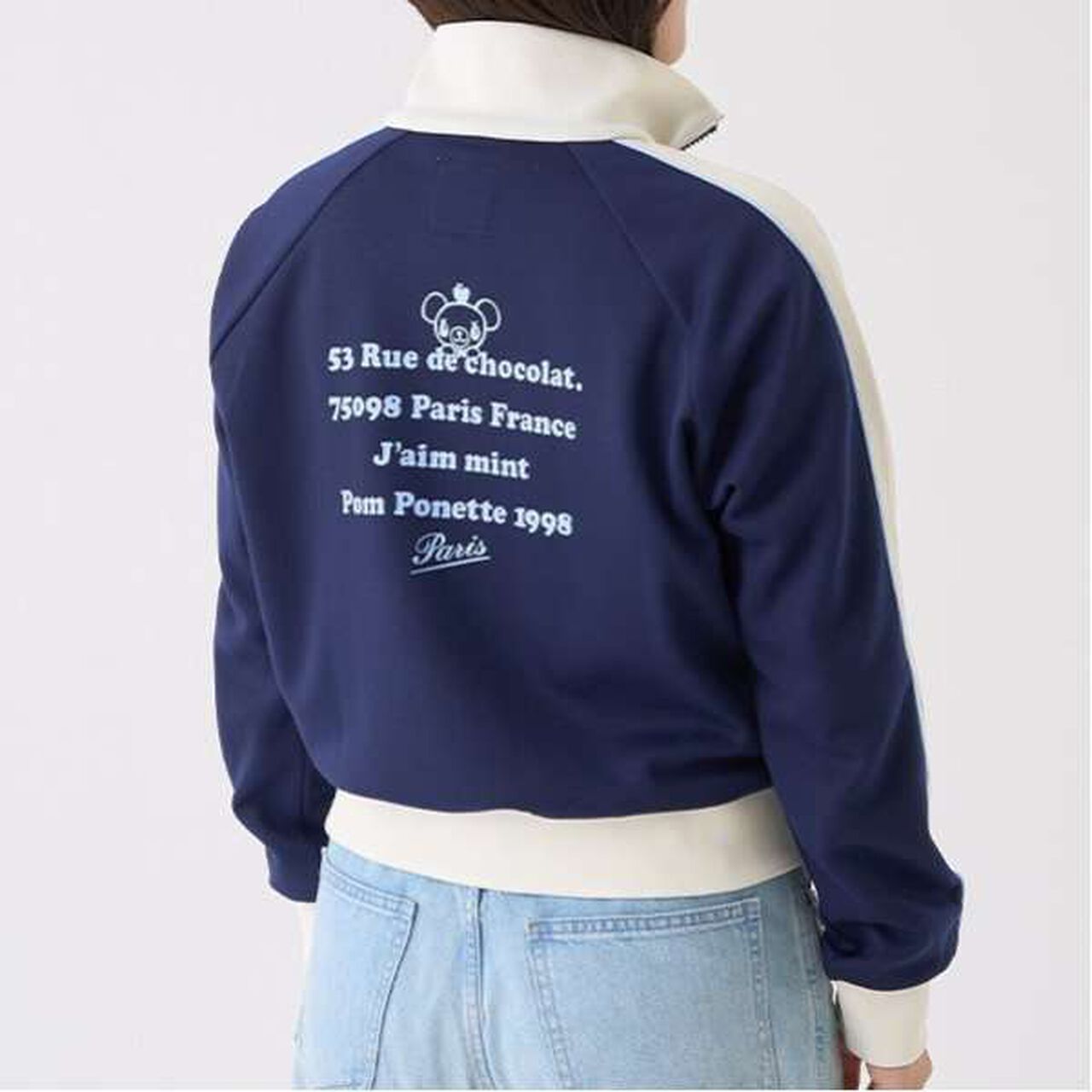 Mint-kun Track Jacket,Navy, large image number 7