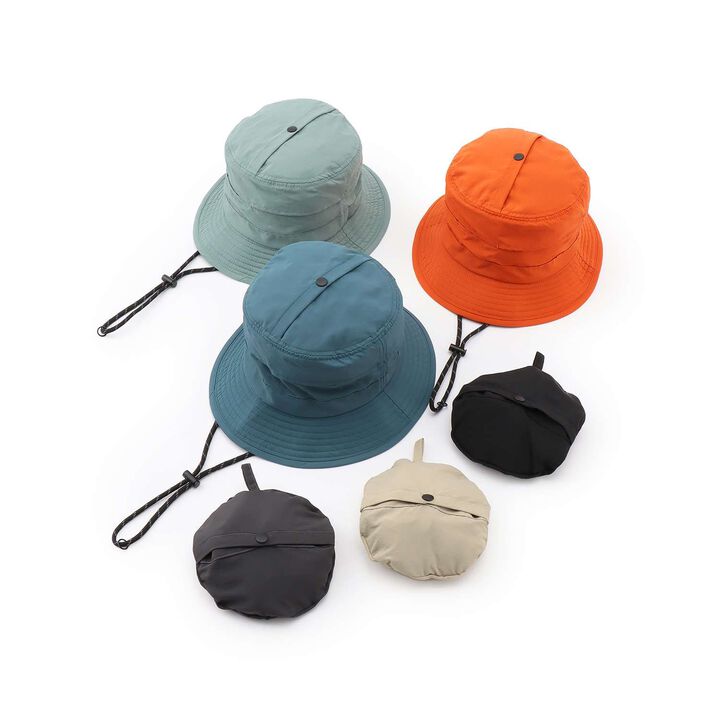 [School-Ready] [Water-Repellent, Anti-Stain, Durable, UV] Compact Hat with Reflective Sheet,Charcoal gray, medium image number 14