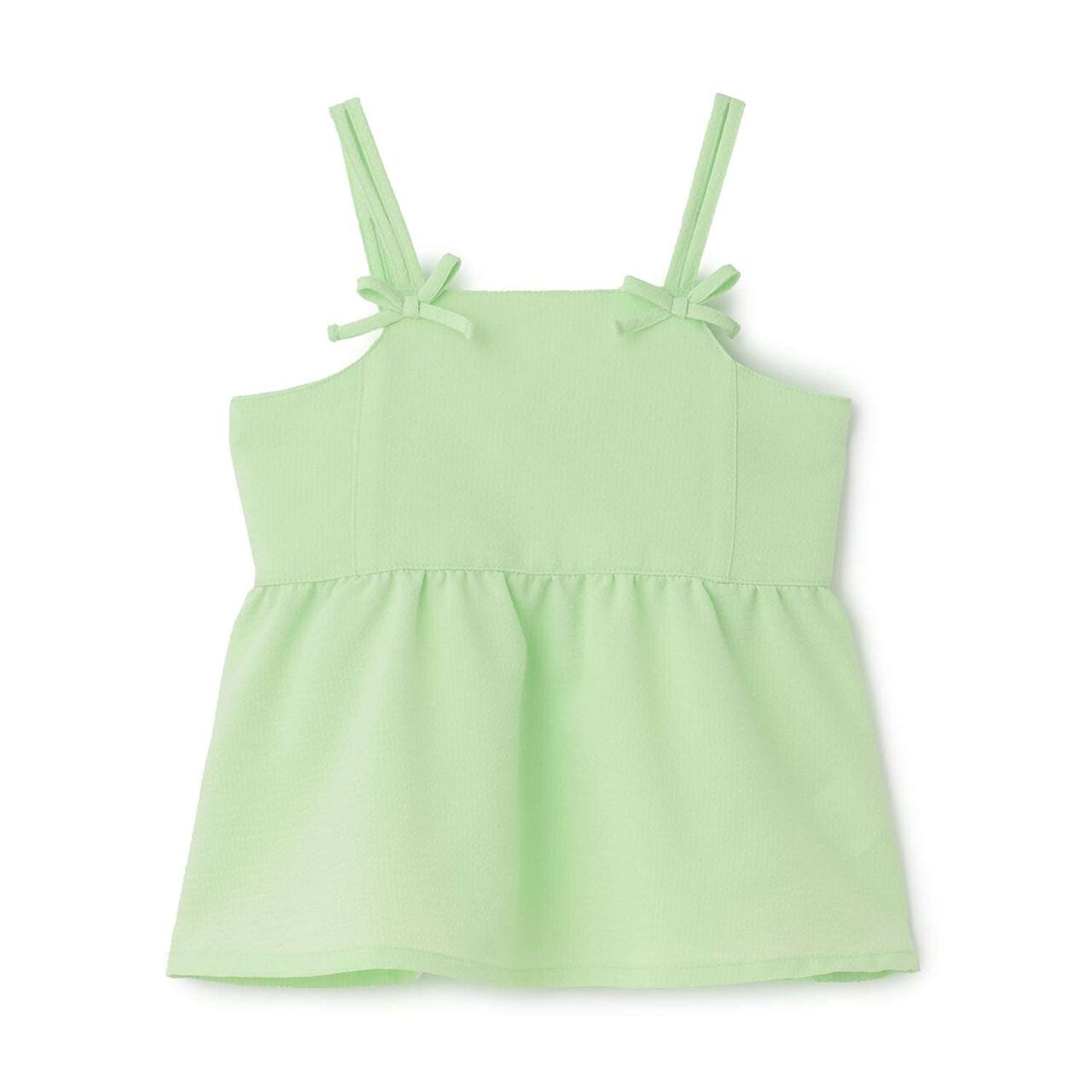 [With Side Pockets] Peplum Bustier for Girls [Kids' Clothing],Dark orange, large image number 2