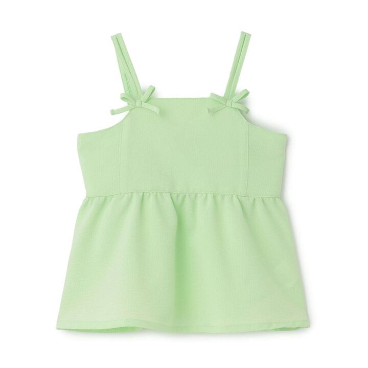 [With Side Pockets] Peplum Bustier for Girls [Kids' Clothing],Dark orange, medium image number 2