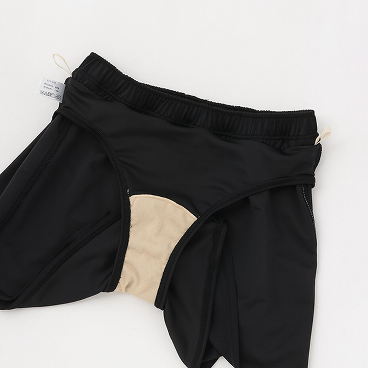 [SWIM] Shoulder Opening 3-Piece Swimsuit Set,Black, large image number 18