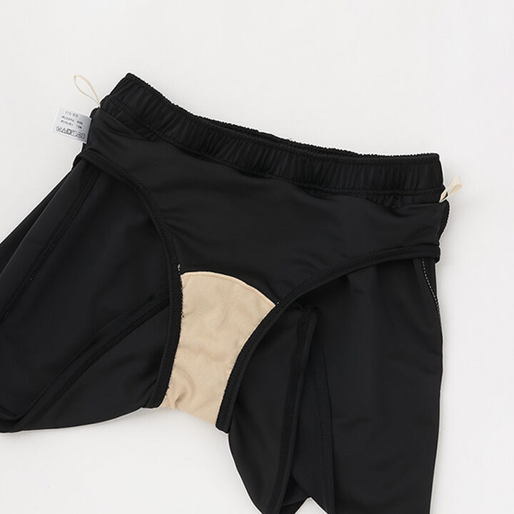 [SWIM] Shoulder Opening 3-Piece Swimsuit Set,Black, medium image number 18