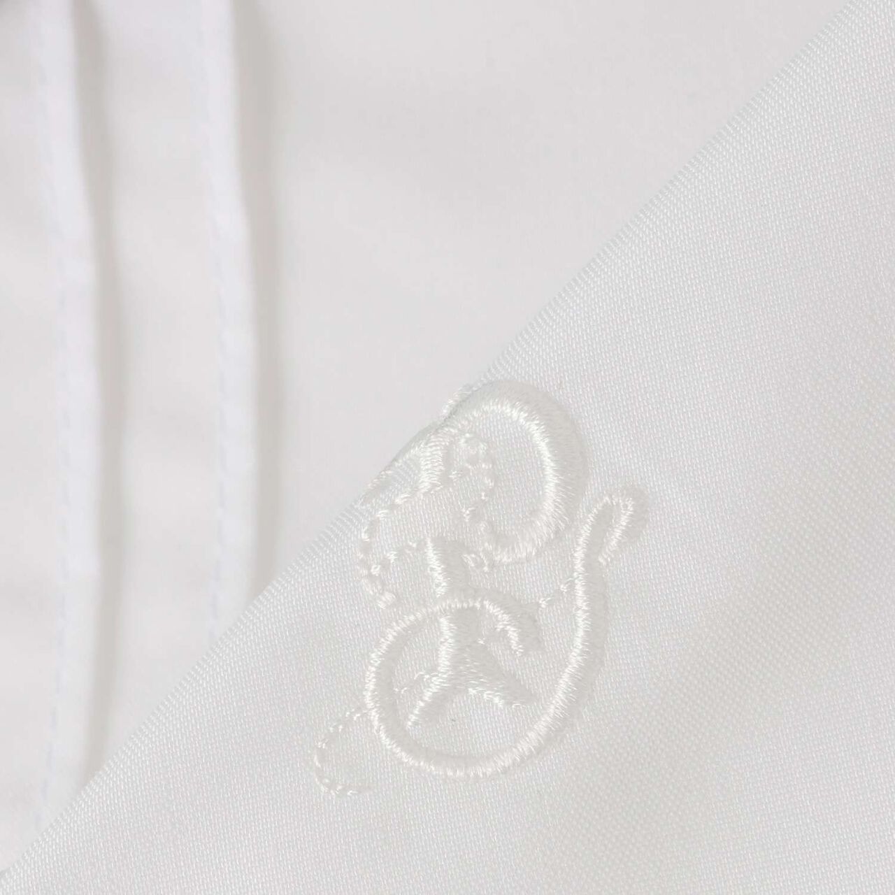 [Graduation Attire] [Wrinkle-Resistant] Round Collar Shirt,White, large image number 7