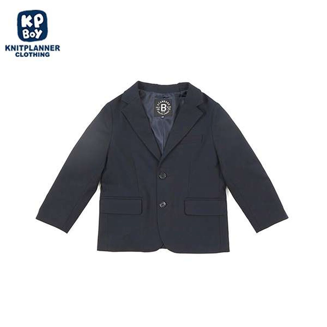 KP Boy Twill Stretch Jacket (110-130),Charcoal gray, large image number 11