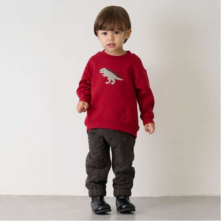 Color Block Quilted Pants,Navy, medium image number 14