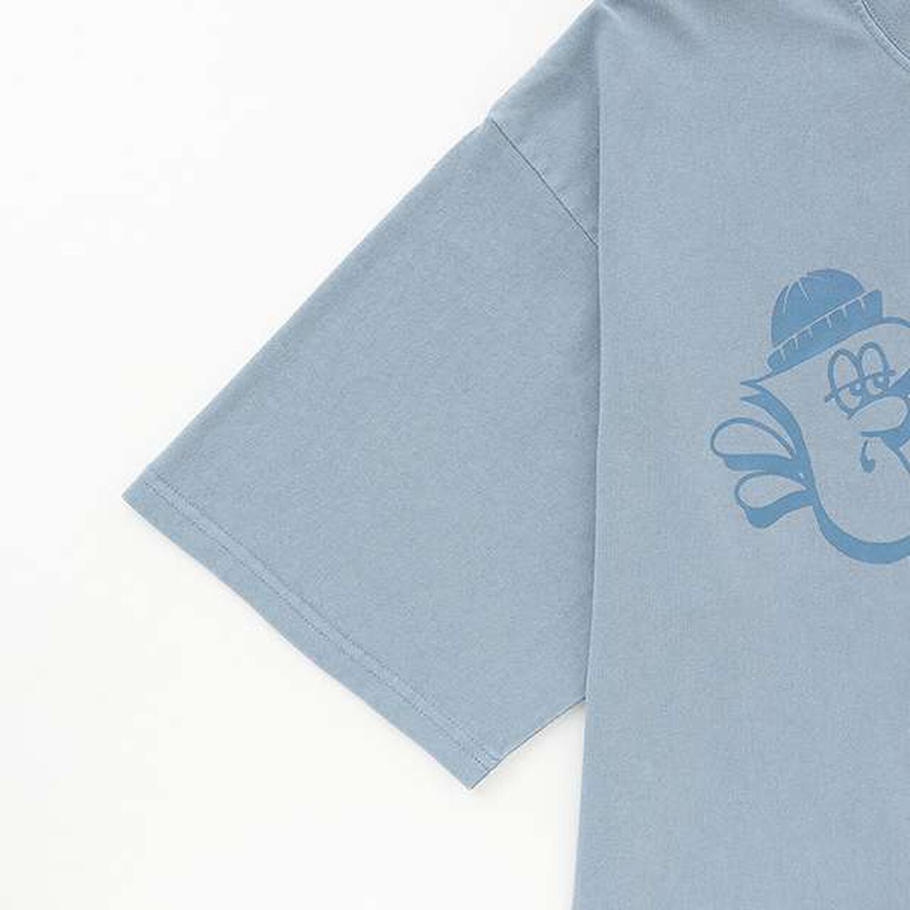 [FORGETNEVER] Heavyweight Pigment-Dyed Printed T-Shirt,Brown, large image number 4