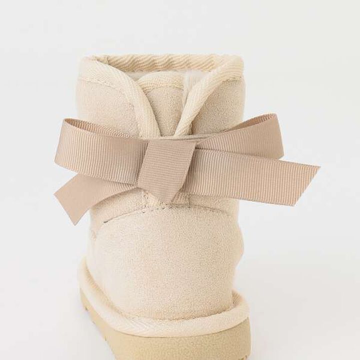 Ribbon Mouton Boots,Beige, medium image number 7