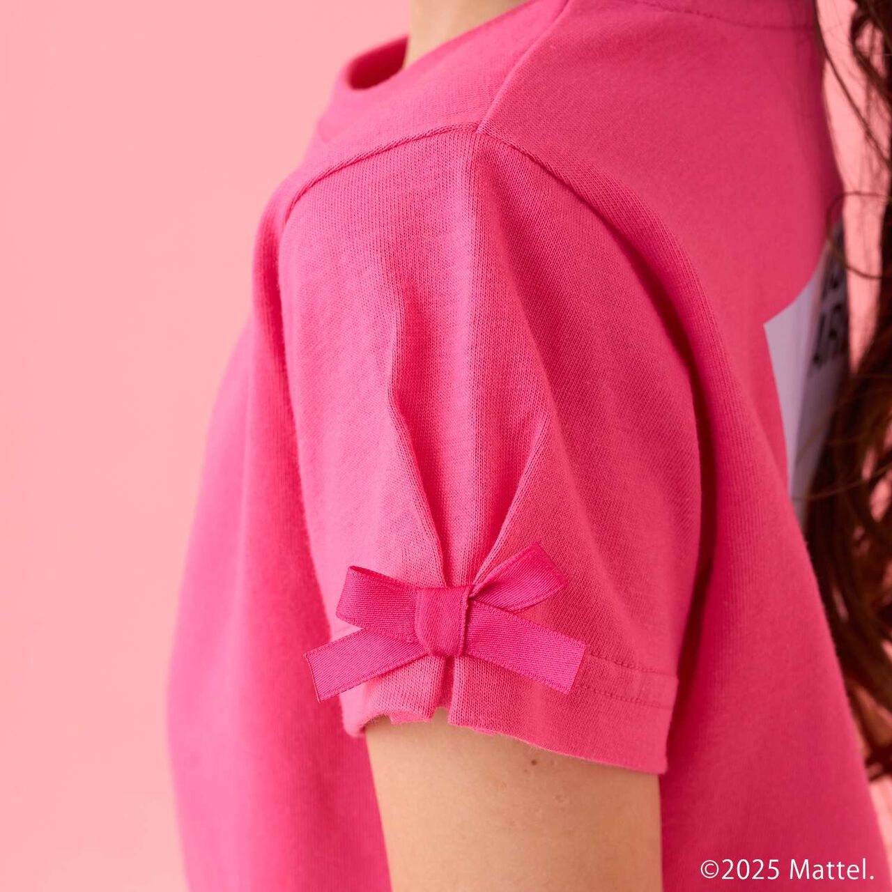 [Barbie] Sleeve Tuck T-Shirt,White, large image number 21