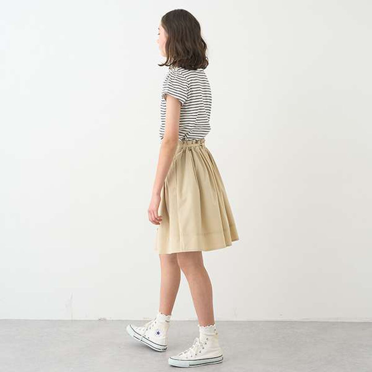 Ribbon Tulle Skirt,Black, large image number 19