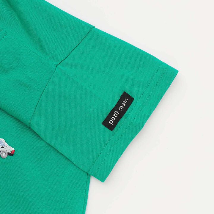 Cool Touch Working Vehicles Embroidered Short Sleeve T-Shirt,Green, medium image number 10