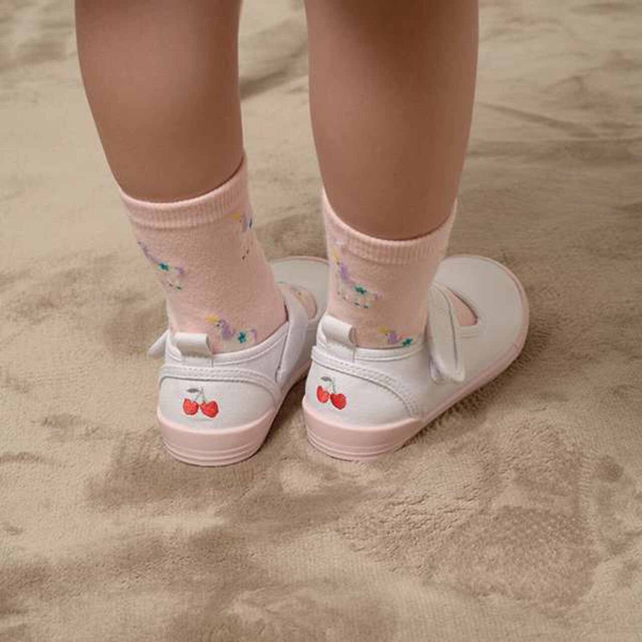 Easy-to-Wear Indoor Shoes [Paka-Open Design],Light pink, large image number 7