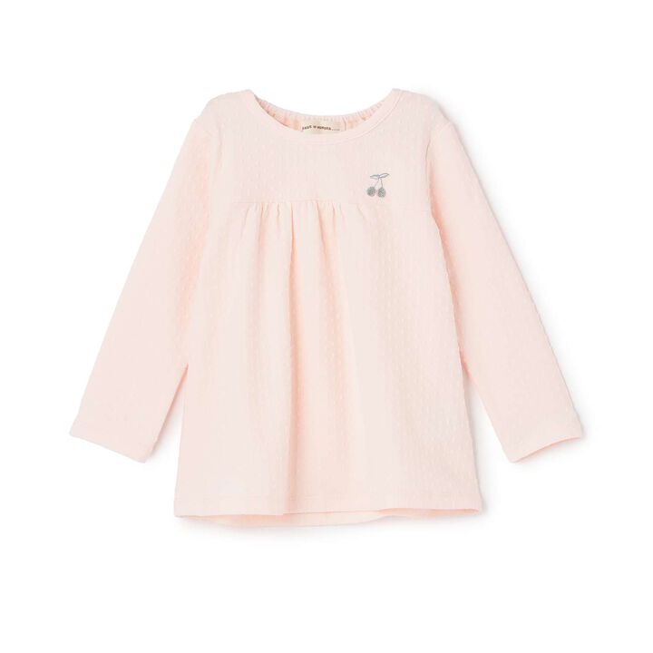 Cherry Dot Long-Sleeve T-Shirt,, medium