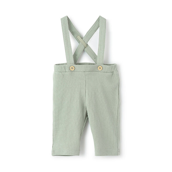 Pants with Suspenders,Light khaki, medium image number 0