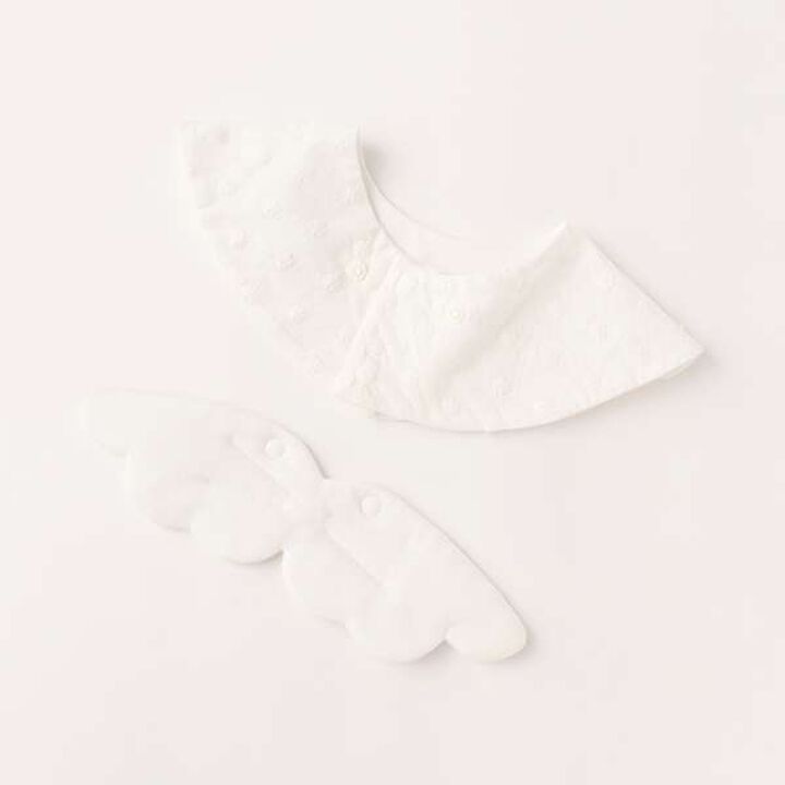 Angel Bib Hairband Candy Wrapping,Off white, medium image number 5